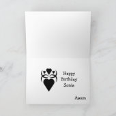 Sonia / Gelukkige Verjaardag Kaart (Binnen)