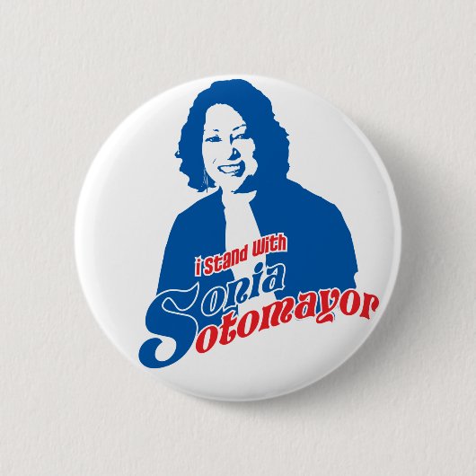 Sonia Sotomayor Button (Voorkant)