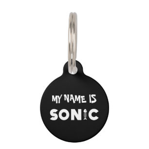 Sonic Cat Pet ID Tag Huisdierpenning