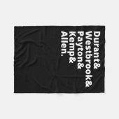 Sonic en Thunder's Finest Fleece Deken (Voorkant (Horizontaal))