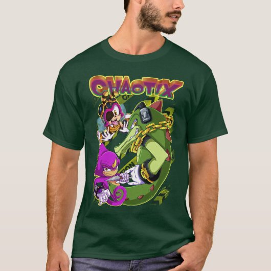 Sonic Heroes-chaos CHAOTIX T-shirt (Voorkant)