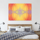 Sonic Kiss Canvas Afdruk (Insitu (Slaapkamer))