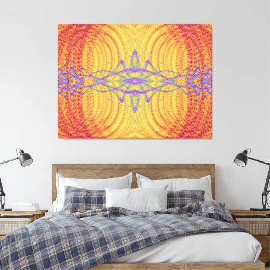 Sonic Kiss Canvas Afdruk (Insitu (Slaapkamer))