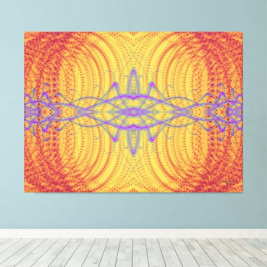 Sonic Kiss Canvas Afdruk (Insitu (Houten vloer))