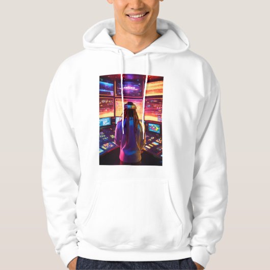 "Sonic Mixmaster: DJ Vibez" Hoodie (Voorkant)
