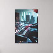 Sonic Pulse Canvas Afdruk (Voorkant)