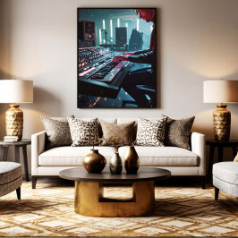 Sonic Pulse Canvas Afdruk