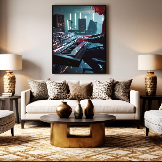 Sonic Pulse Canvas Afdruk