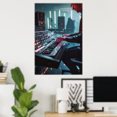 Sonic Pulse Poster (Thuiskantoor)