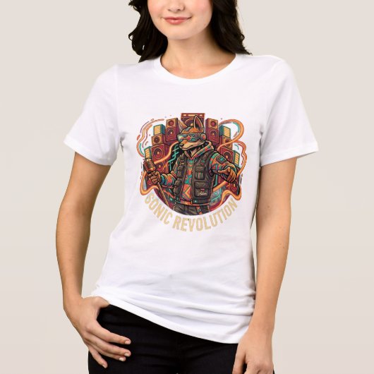 Sonic Revolution Kat T-shirt (Voorkant)