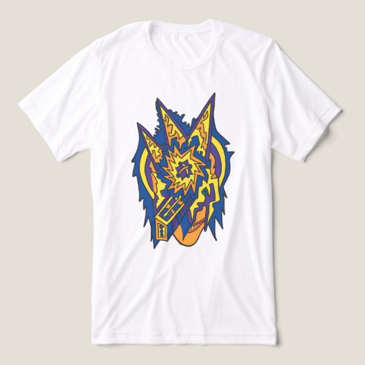 Sonic Ster Tri-Blend Shirt (Design voorkant)