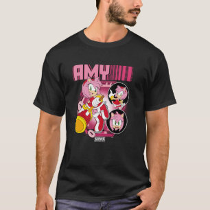 Sonic The Hedgehog Amy Roos Multi Pose Poster T-shirt