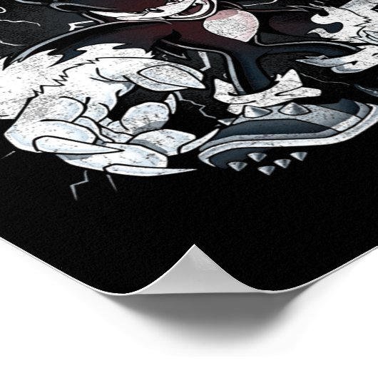 Sonic The Hedgehog Halloween Werehog Distressed St Poster (Hoek)