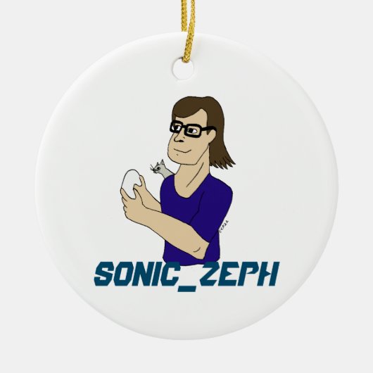 Sonic_Zeph Keramisch Ornament (Voorkant)
