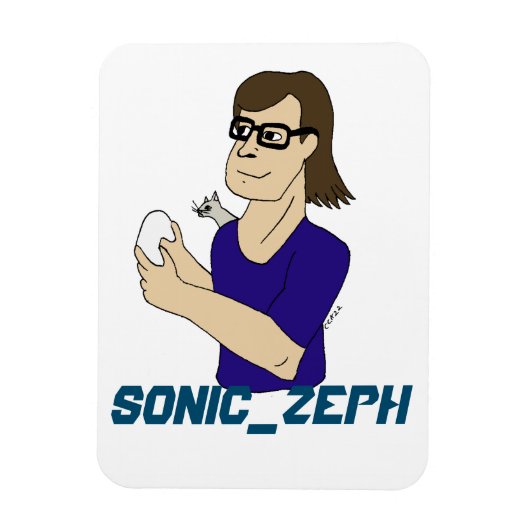 Sonic_Zeph Magneet (Verticaal)