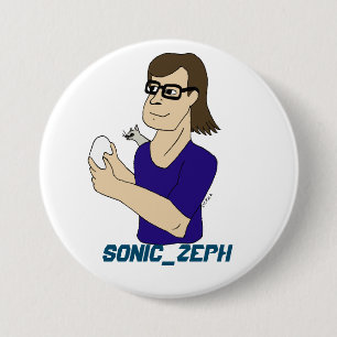 Sonic_Zeph Ronde Button 7,6 Cm
