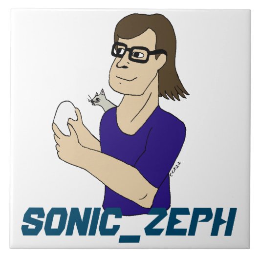Sonic_Zeph Tegeltje (Voorkant)