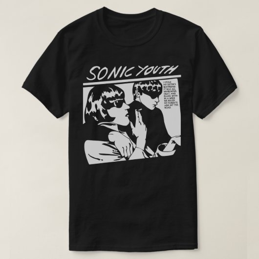 Sonicc Youth BandMerchandise T-shirt (Design voorkant)