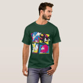 Soniche Hedgehog Sonic Shadowails Knuckles T-shirt (Voorkant volledig)
