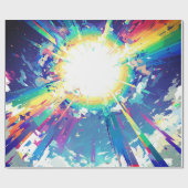 Sonische explosie cadeaupapier (Vlak)