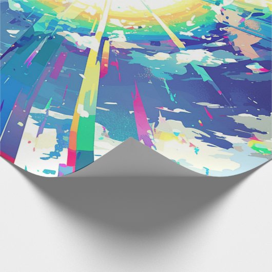 Sonische explosie cadeaupapier (Hoek)