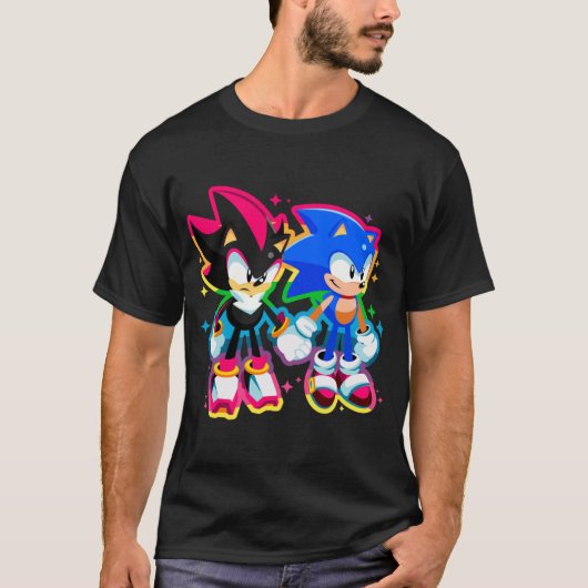 sonische schaduw meisje t-shirt (Voorkant)