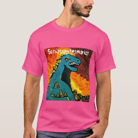Sonisculptasaurus T-shirt (Voorkant)