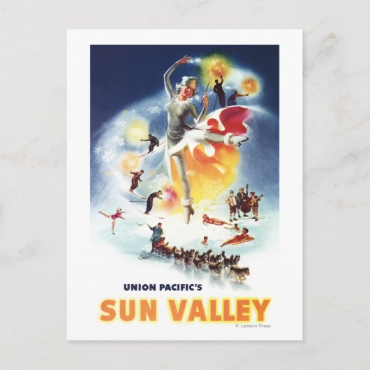 Sonja Henje Montage van Sun Valley Poster Briefkaart (Voorkant)