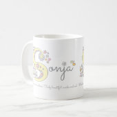 Sonja letter S: monogram mok (Voorkant links)