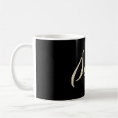 Sonja white gold Handwriting Tasse Kaffeetasse Koffiemok (Links)