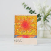 Sonne door Karl Wiener Briefkaart (Staand voorkant)