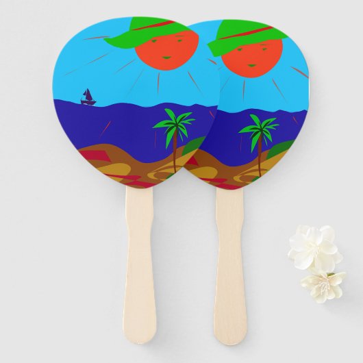 Sonne Handwaaier (Voorkant en achterkant)