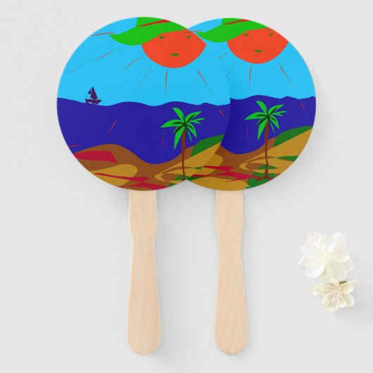 Sonne Handwaaier (Voorkant en achterkant)