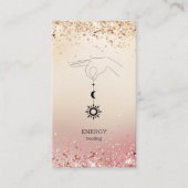 Sonne Mond Glitter Visitekaartje (Voorkant)