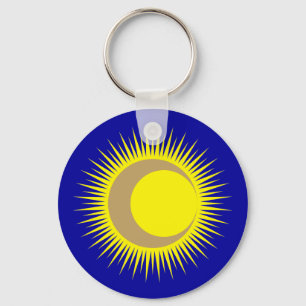 Sonne Mond sun moon Sleutelhanger
