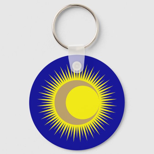 Sonne Mond sun moon Sleutelhanger (Voorkant)