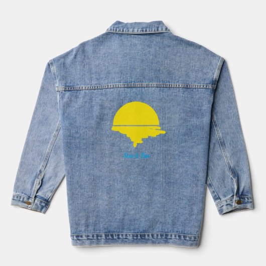Sonnen Sommerpause  Denim Jacket (Achterkant)