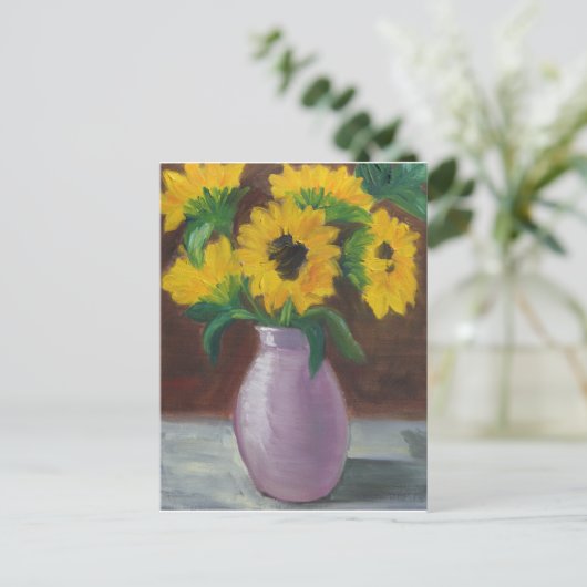 Sonnenblumen Briefkaart (Staand voorkant)