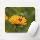 Sonnenblumen mit Biene Muismat (Met muis)