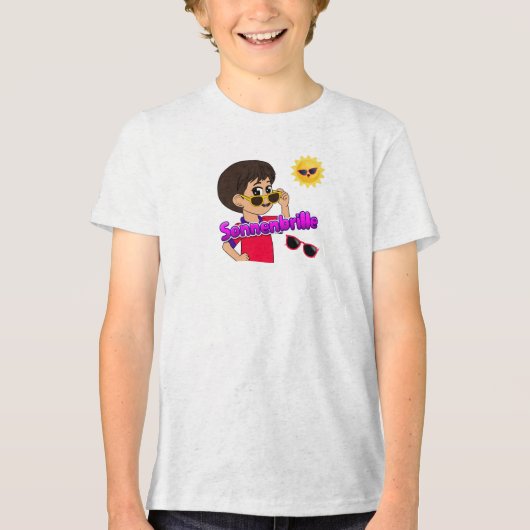 Sonnenbrille Tri-Blend Shirt (Voorkant)