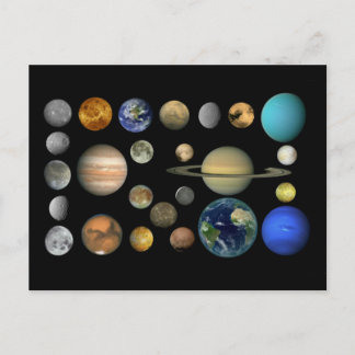 Sonnensystem Briefkaart