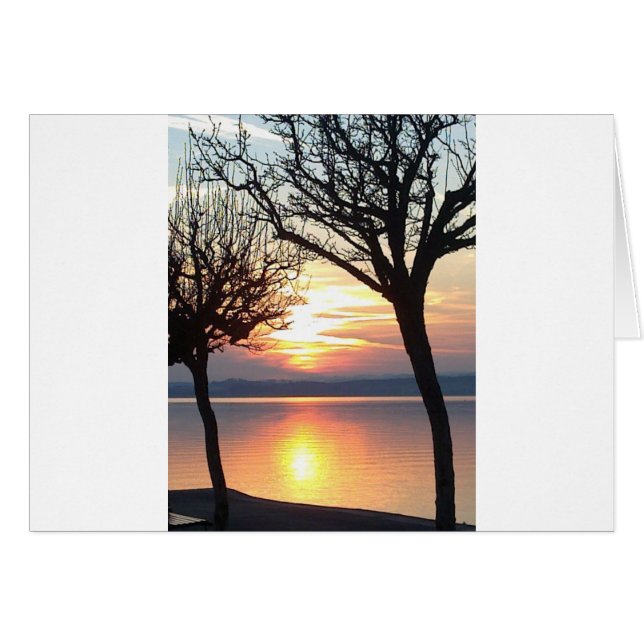 Sonnenuntergang am See (Voorkant Horizontaal)