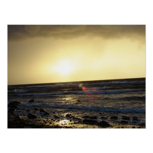 Sonnenuntergang Baltische See Perfect Poster (Voorkant)