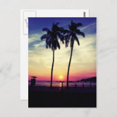 Sonnenuntergang Briefkaart (Voorkant / Achterkant)