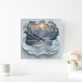 Sonnenuntergang in den Bergen Vierkante Klok (Huis)