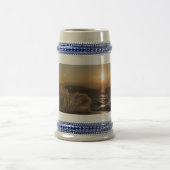 Sonnenuntergang mit Brandung in Kroatien Bierpul (Center)