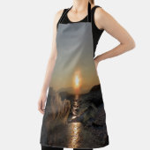 Sonnenuntergang mit Brandung in Kroatien Schort (Insitu)