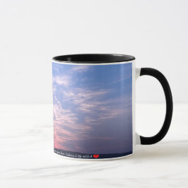 Sonnenuntergang mit Text - Tasse 325ml Mok