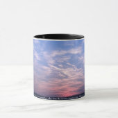 Sonnenuntergang mit Text - Tasse 325ml Mok (Midden)