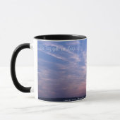 Sonnenuntergang mit Text - Tasse 325ml Mok (Links)